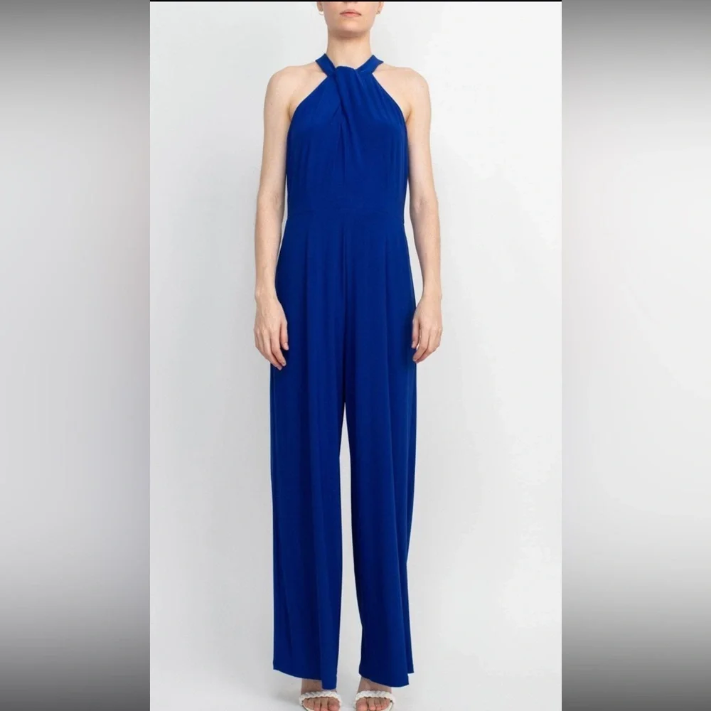 Calvin Klein Royal Blue Maxi Pantsuit